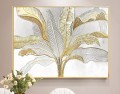 Wanddekoration aus Blattgold